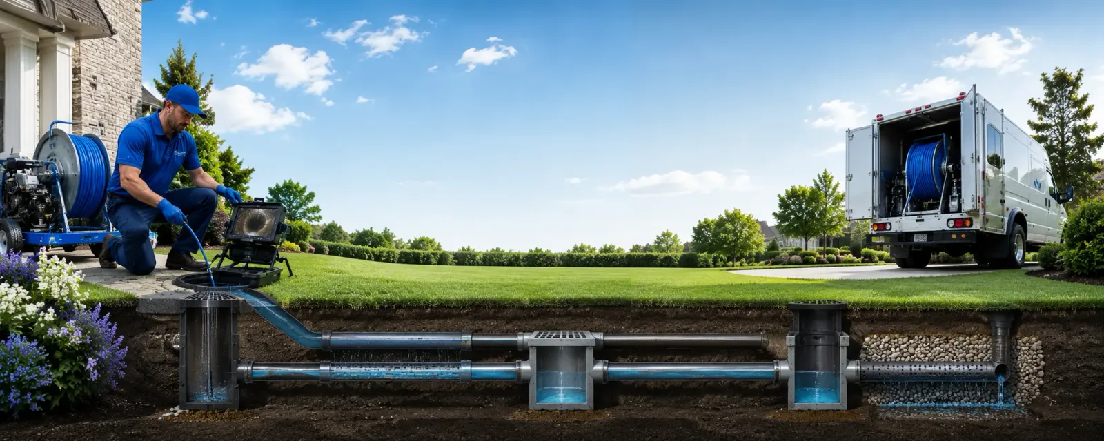 Outdoor drain cleaning information for Nara Visa, NM